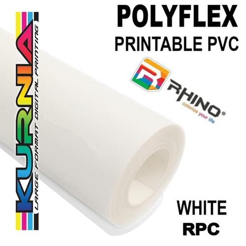 Jual RHINOFLEX POLIFLEX / POLYFLEX KOREA PRINTABLE PVC WHITE - Kota ...