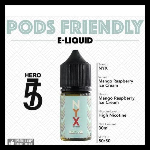 Jual Terbaik E Liquid Nyx Mango Salt Nic Hero57 For Pods Not Liquid Exo Jakarta Barat Warung Nardi Tokopedia