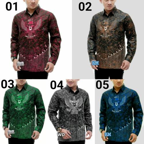 Foto Produk KEMEJA BATIK GARUDA WARNA | KEMEJA PRIA MURAH dari Juna Batik