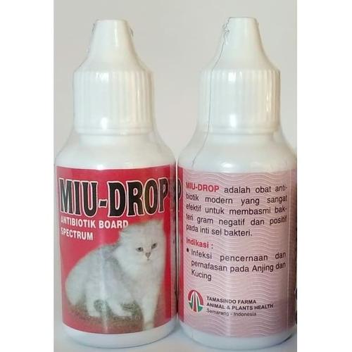 Jual Miu Drop 30ml Obat Anti Biotik Tetes Untuk Kucing Anjing Kota Depok Kitty Pet House Tokopedia