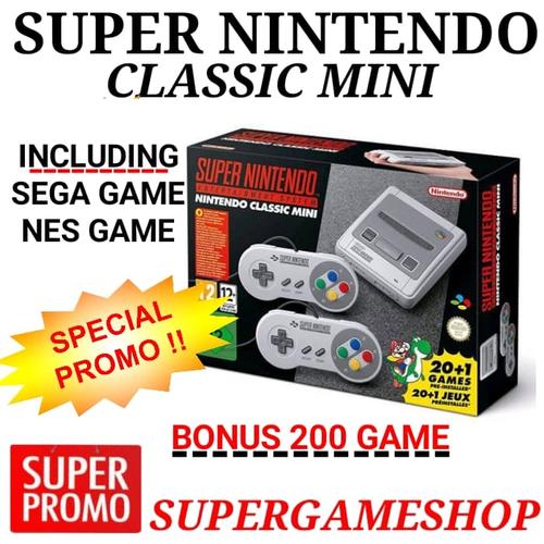 Foto Produk Super Nintendo Super NES Classic Edition Bonus 200 Games dari Super-Gameshop
