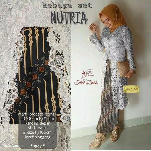 Foto Produk Baju wanita rnb kebaya set seri nutria batik mix brokat cantik dari TABASAMA