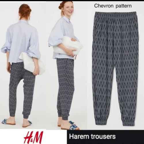 Foto Produk H&M Harem Pants - Chevron, XS dari Jualan meriah