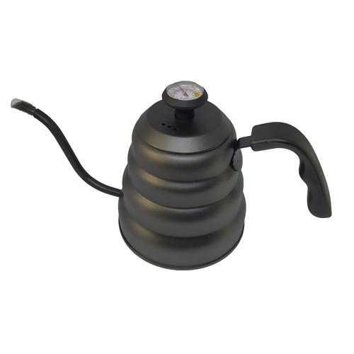 Foto Produk Gooseneck Kettle with Thermometer 1200 mL Black Coffee Maker dari WATERGROUND COFFEE