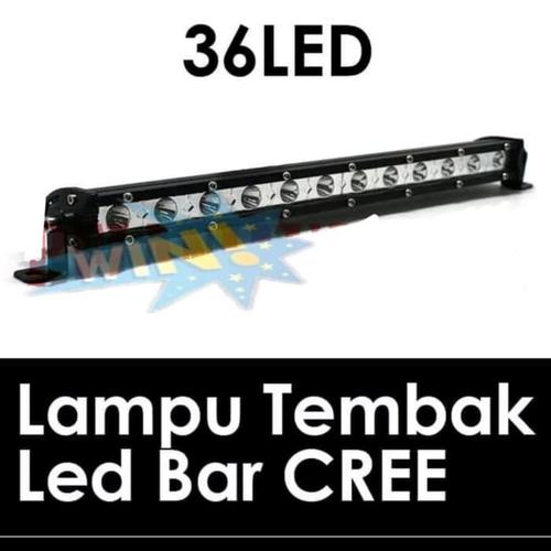 Foto Produk Lampu Tembak LED 36 mata 108 watt Slim 2 Fungsi Panjang 1 m dari CaelynStore