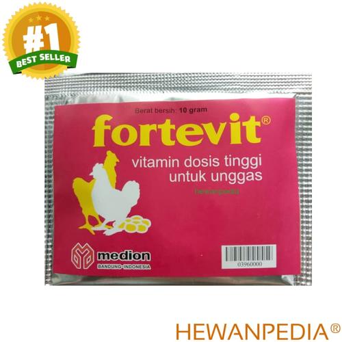 Jual Fortevit 10 Gr Vitamin Dosis Tinggi Unggas Anti Stress Produktif Kab Sidoarjo Hewanpedia Tokopedia