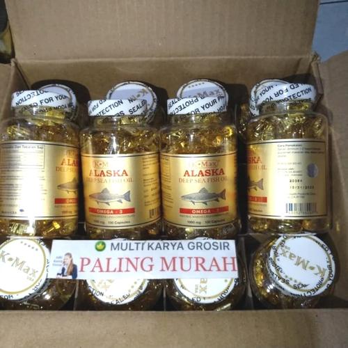 Gambar K-max Minyak Ikan Alaska DEEP SEA FISH OIL SUPER OMEGA 3 ikan salmon dari MULTI KARYA GROSIR undefined Tokopedia
