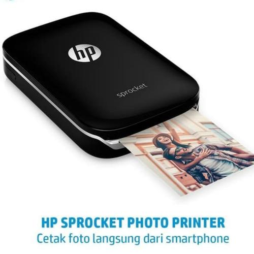 Jual Hp Sprocket Photo Printer - Black 