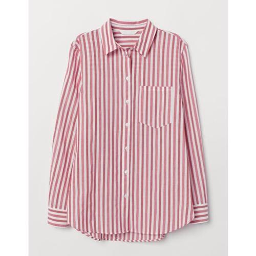 Jual H\u0026M Striped Shirt Red White 