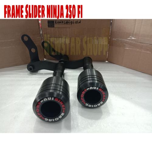 Jual pelindung body nui bikes agna ninja 250 fi z250 frame slider