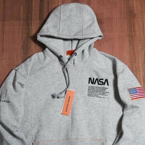 Foto Produk Sweater jaket hoodie NASA X Heron Preston Abu misty premium seller dari al-catras
