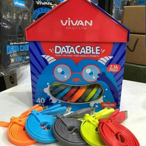 Foto Produk Kabel Data Vivan CSM100S Micro Usb 1 Meter Original Cable Android dari sense accessories
