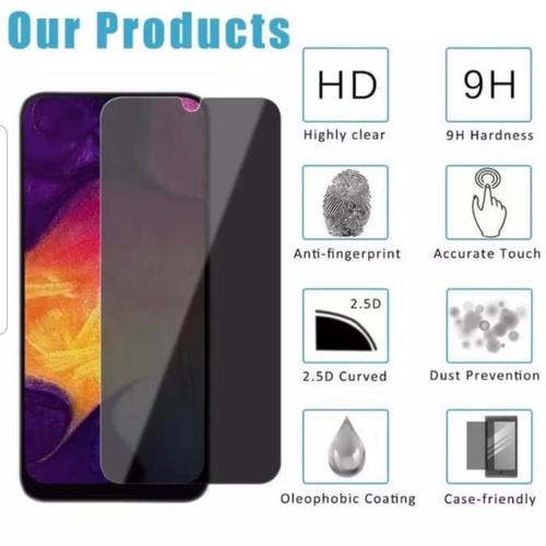 Foto Produk Samsung M21 Tempered Glass Spy Anti Gores Kaca Gelap Hitam dari BWIN ACC
