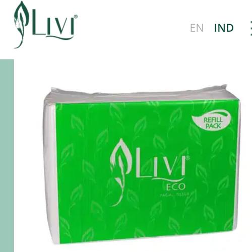 Foto Produk TISSUE LIVI facial refil pack eco facial 554g dari Srisusan Shop
