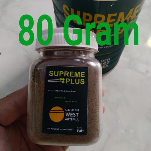 Foto Produk Artemia SUPREME PLUS GOLDEN WEST repack 80 gram. ASLI 100% dari Sun'Z motor