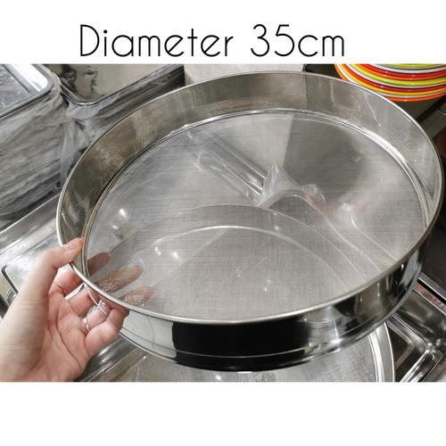 Gambar powder strainer / pengayak tepung / saringan tepung 35cm dari kudamasbsd Jakarta Barat Tokopedia