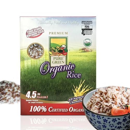 Gambar Puregreen Organic Rice Beras Organik Kombinasi (Mixed Rice) 4,5 kg dari Puregreen Official Store Jakarta Barat Tokopedia