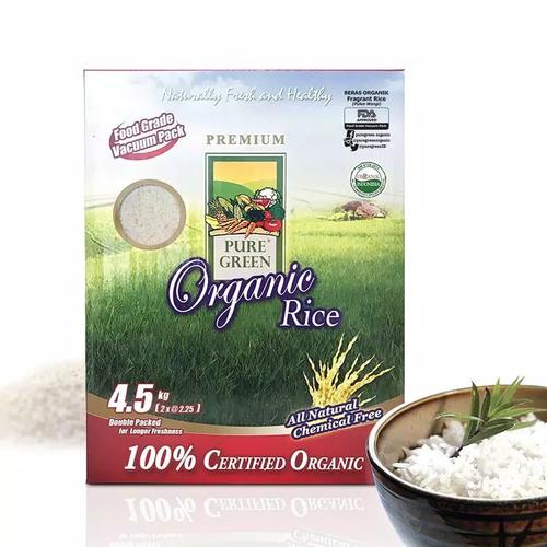 Gambar Puregreen Organic Rice Beras Organik Fragrant Rice Family Pack 4,5 kg dari Puregreen Official Store Jakarta Utara Tokopedia