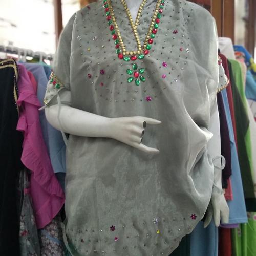 Jual baju bodo organdi - Kuning - Kab 