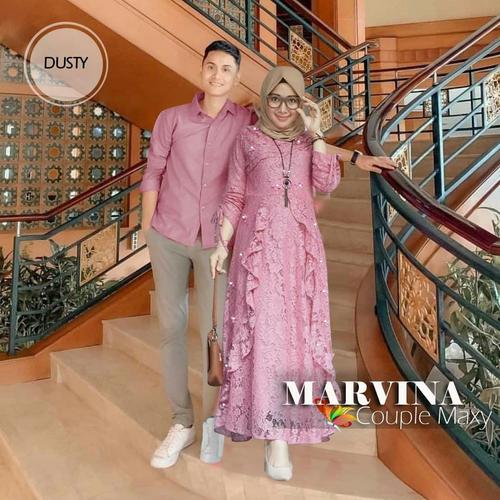 Foto Produk Couple Marvina Maxy Brukat dari HER'Z SHOP