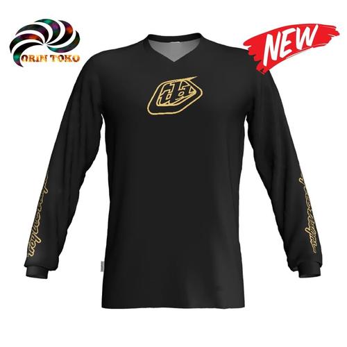 Gambar Diskon Jersey Sepeda dan Trail TLD Hitam List Gold - Gold Emas, M dari orin toko undefined Tokopedia