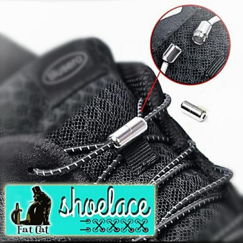 Foto Produk FatCat TaliSepatu Shoelaces Elastis Easy Tali Sepatu Lazy shoes ikat dari Milo Acc