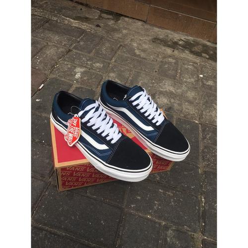 mens vans navy blue
