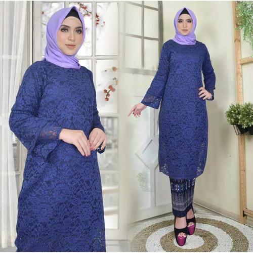 Foto Produk 0041 SET KEBAYA KURUNG BRUKAT MODERN TELARIS dari kintani kebaya
