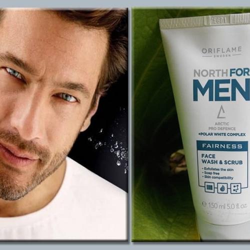 north for men face wash