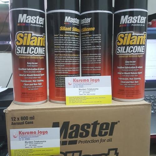 Foto Produk Master Silant Silicone Silicon spray / Pelumas serbaguna nonsticky dari grosir pelumas surabaya
