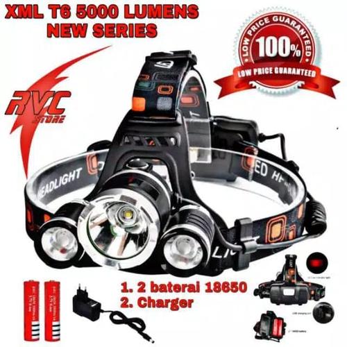 Foto Produk SENTER KEPALA HEADLAMP RJ 3000 HITAM dari bausshoop