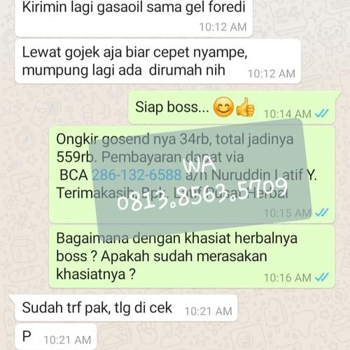 Foto Produk Testimoni Foredi gel pengguna di Jakarta Bogor Depok Tangerang Bekasi dari Pusat-Herbal