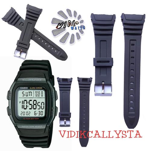 Jual Strap tali jam Tangan Casio W-96 Casio W 96h 96 h Casio W-96h W96 -  Kab. Bekasi - VIDIKCALLYSTA WATCH | Tokopedia