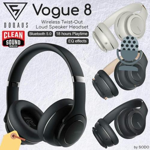 Jual Palingmurah DOQAUS Vogue 8 Wirelees Bluetooth 5.0 Headset Twist-Out -  Jakarta Barat - MAMANshopss | Tokopedia