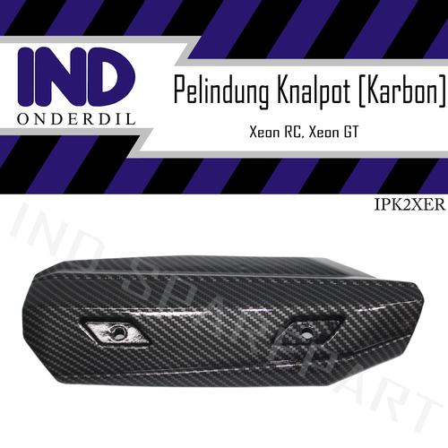 Foto Produk Cover Tutup-Penutup Pelindung Knalpot Xeon 125 RC-GT Karbon-Carbon dari IND Onderdil