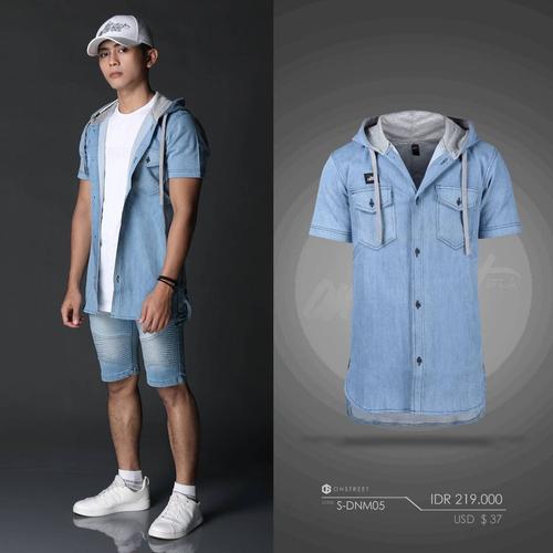 Jual SHORT DENIM HOODIE 05 - Kab 
