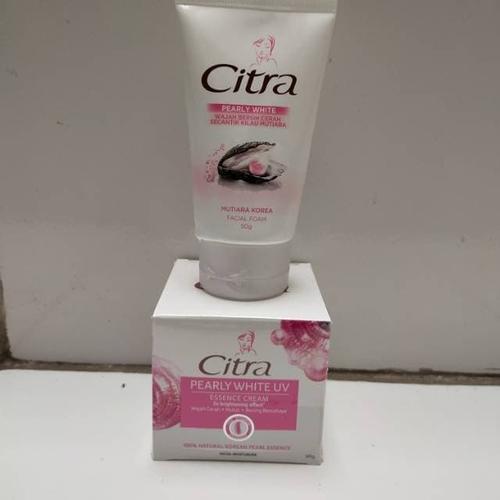 citra pearly white uv facial foam