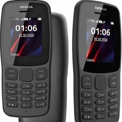 Foto Produk Hp Nokia 106 NEW 2018 DUAL SIM - Hitam dari Smartcome