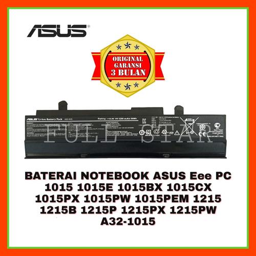 Foto Produk Baterai Notebook Asus Eee PC 1015 1015CX 1015E 1015PW 1015PX 1015BX dari FULL STAR
