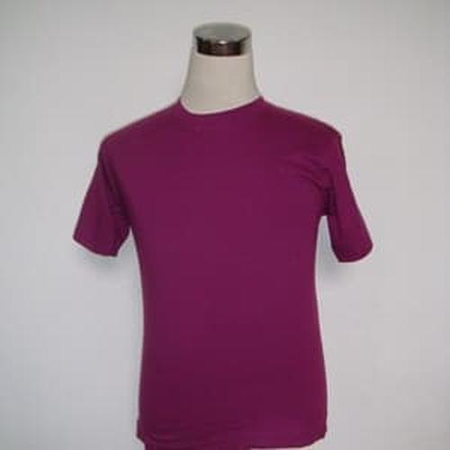 Foto Produk Kaos polos ungu tua 20s ukuran XS - XXL cotton combed - Ungu, XS dari Snake collection