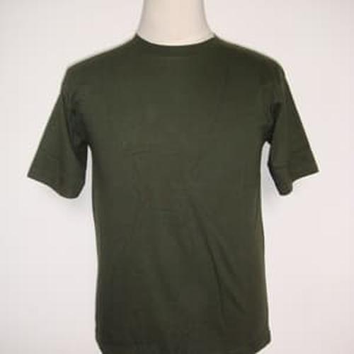 Foto Produk Kaos polos hijau army tua ukuran XS - XXXL cotton combed - Hijau, XS dari Snake collection