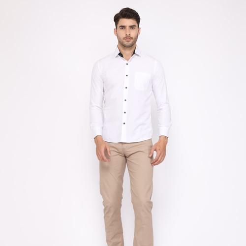 Foto Produk KEMEJA PRIA FORMAL LENGAN PANJANG SLIM FIT WARNA PUTIH !!! dari allnier