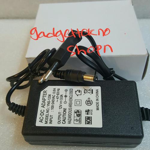 Foto Produk ADAPTOR 12V 3A PROMO SUPER MURAH ADAPTOR 12V 3A dari gadgettekno shopn