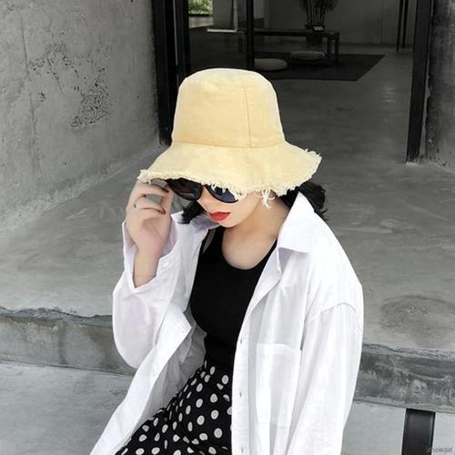 Jual Korea Topi Bucket Gaya Vintage 