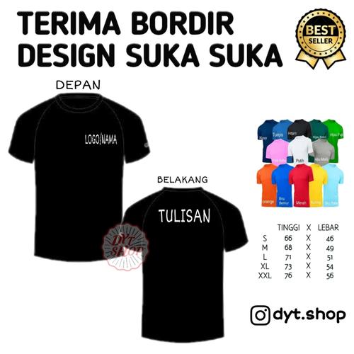 Foto Produk bordir custom suka" di kaos polos/ kemeja - M dan L dari dyt. shop