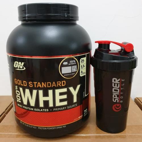 Foto Produk ON OPTIMUM NUTRITION WHEY GOLD STANDARD 100% WHEY PROTEIN 5 LB 5LBS dari everydayimfitness