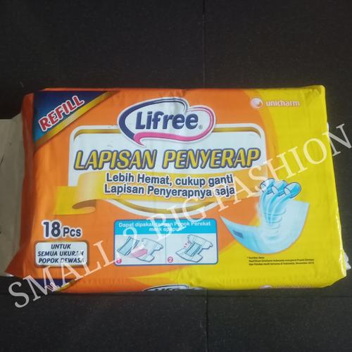 Foto Produk lifree lapisan penyerap isi 18 / lifree lapisan penyerap popok dewasa dari Small 2 Big Fashion