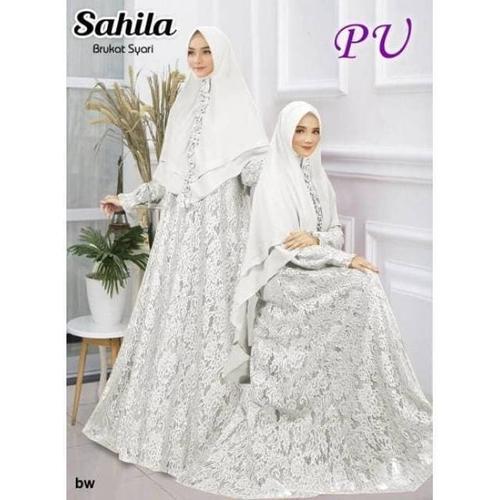 Foto Produk Gamis Brukat Muslimah Jumbo Sahila dari adnbusana