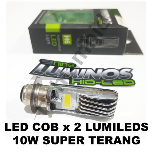 Foto Produk Lampu Motor LED Luminos SUPRA X 125 FI 9NINE PNP H6 M5 T19 Putih dari Bohlam HID
