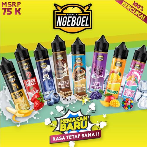Foto Produk NGEBOEL 60ML ALL VARIAN Liquid Cukai Vape Vapor Eliquid Ejuice Rokok dari Vapor Ngeboel